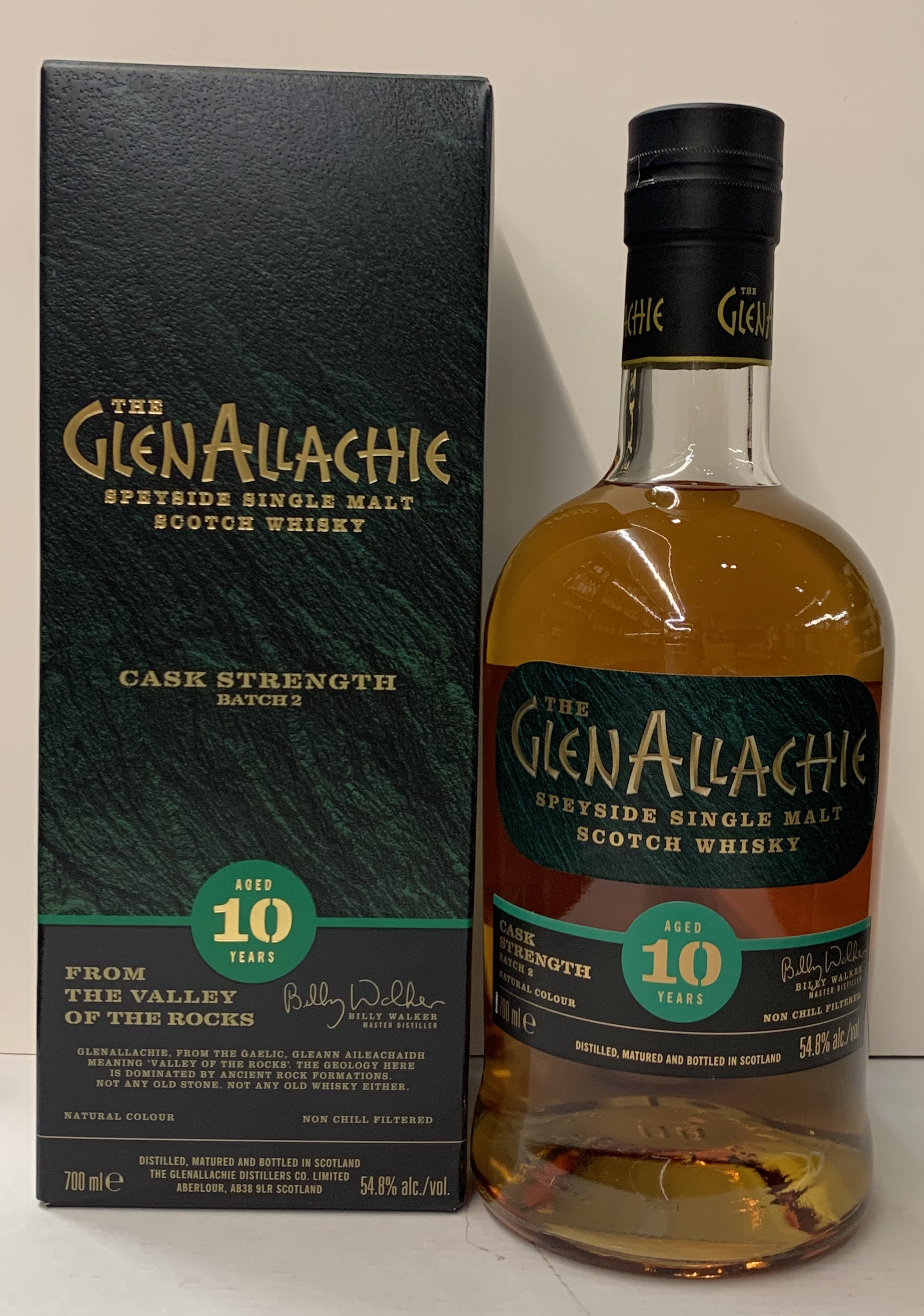 GlenAllachie 艾樂奇10年原酒威士忌 700ml  54.8% Batch.2 (缺貨)