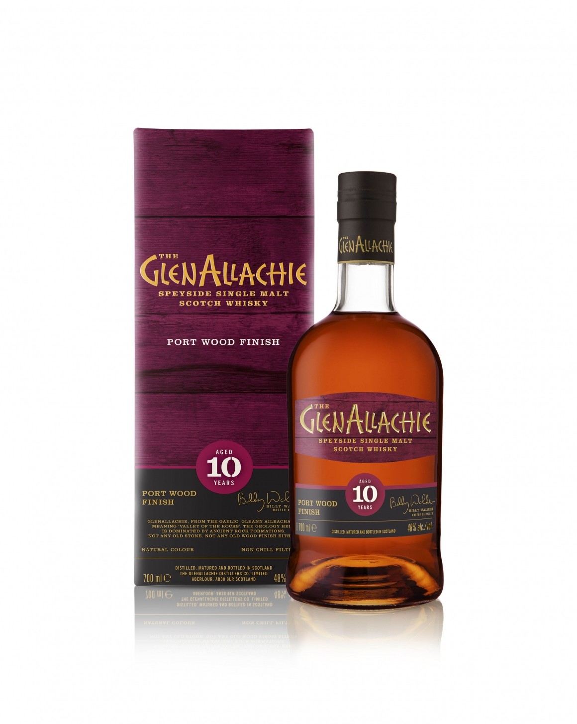 GlenAllachie 艾樂奇10年波特風味桶威士忌 700ml  48%