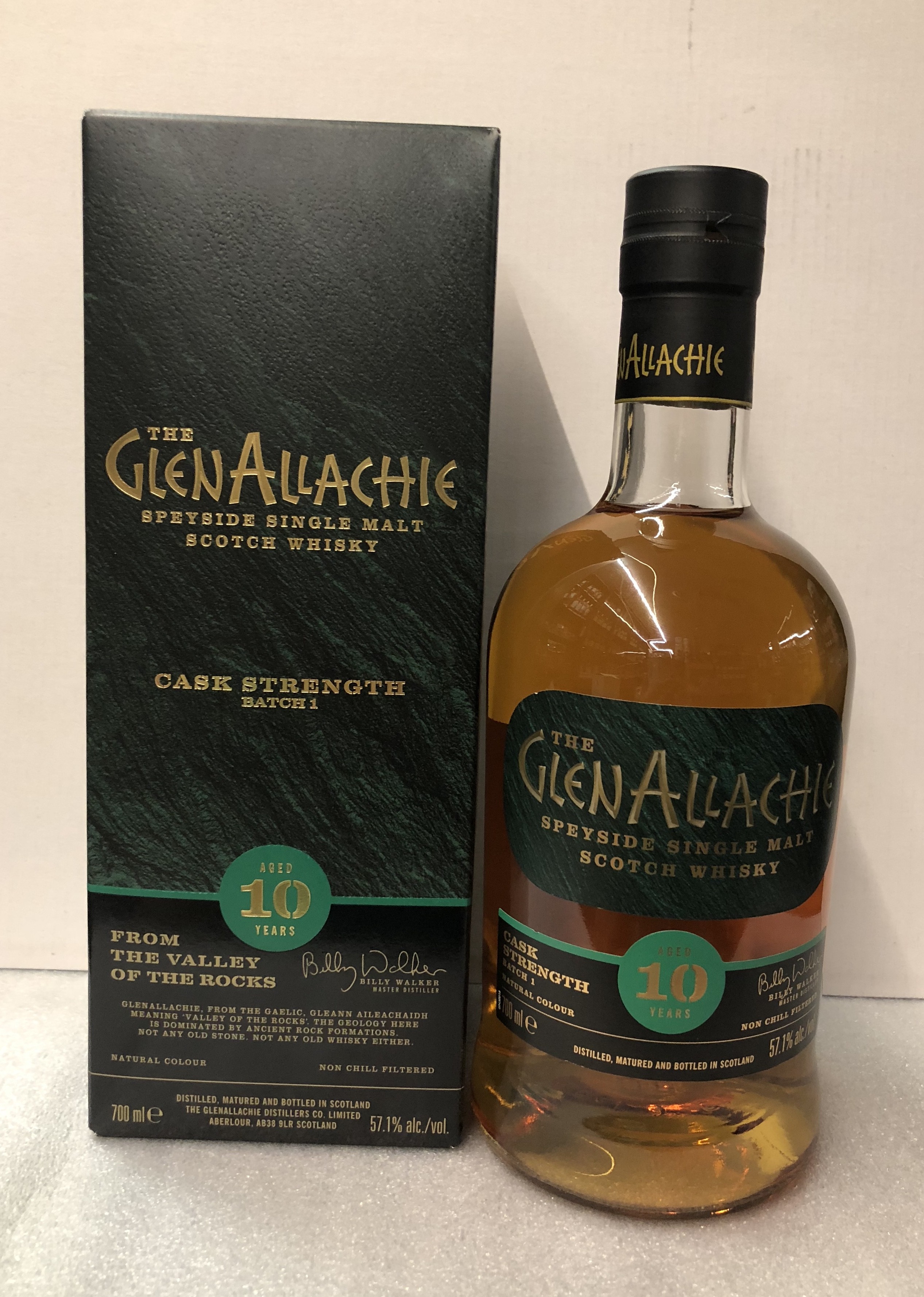 GlenAllachie 艾樂奇10年原酒威士忌 700ml  57.1% Batch.1 (缺貨)