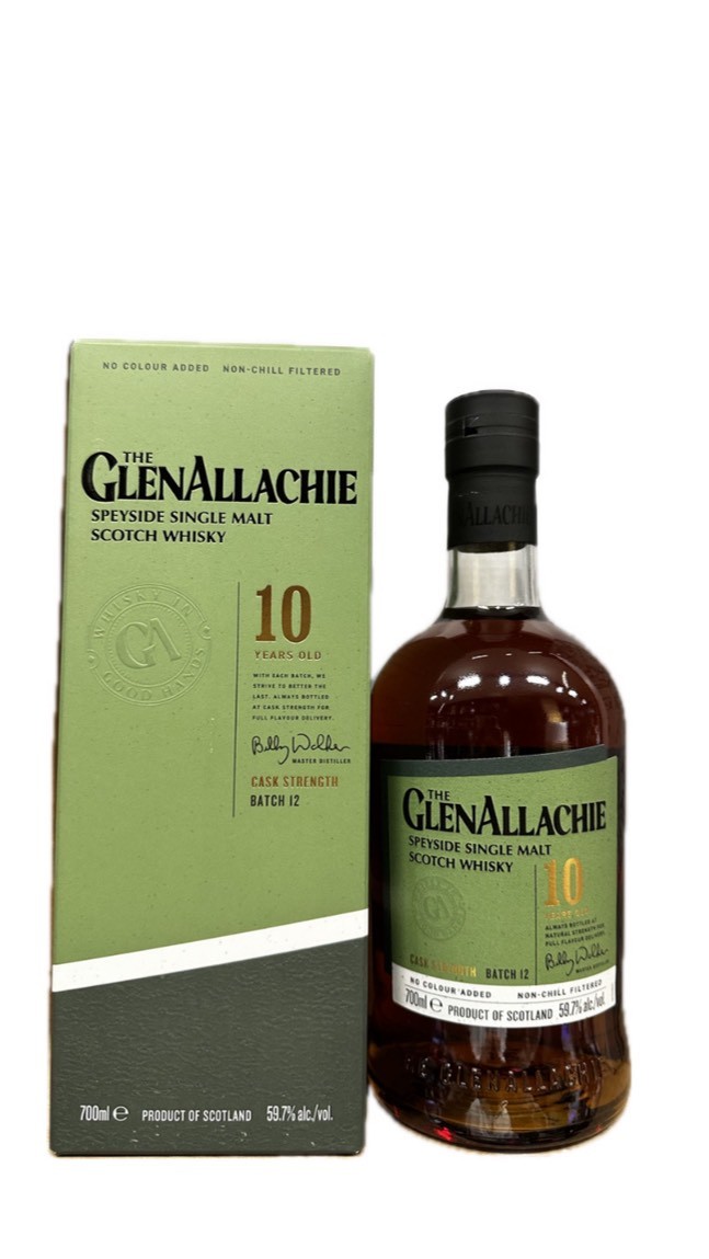 GlenAllachie 艾樂奇10年原酒威士忌 700ml  59.7% Batch.12