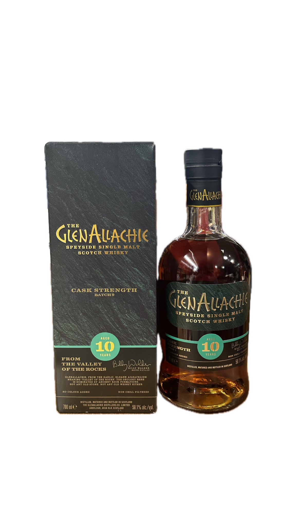 GlenAllachie  艾樂奇10年原酒威士忌 700ml 58.1% Batch9