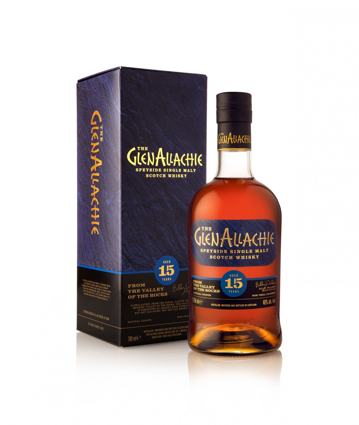 GlenAllachie 艾樂奇15年威士忌 700ml  46% 
