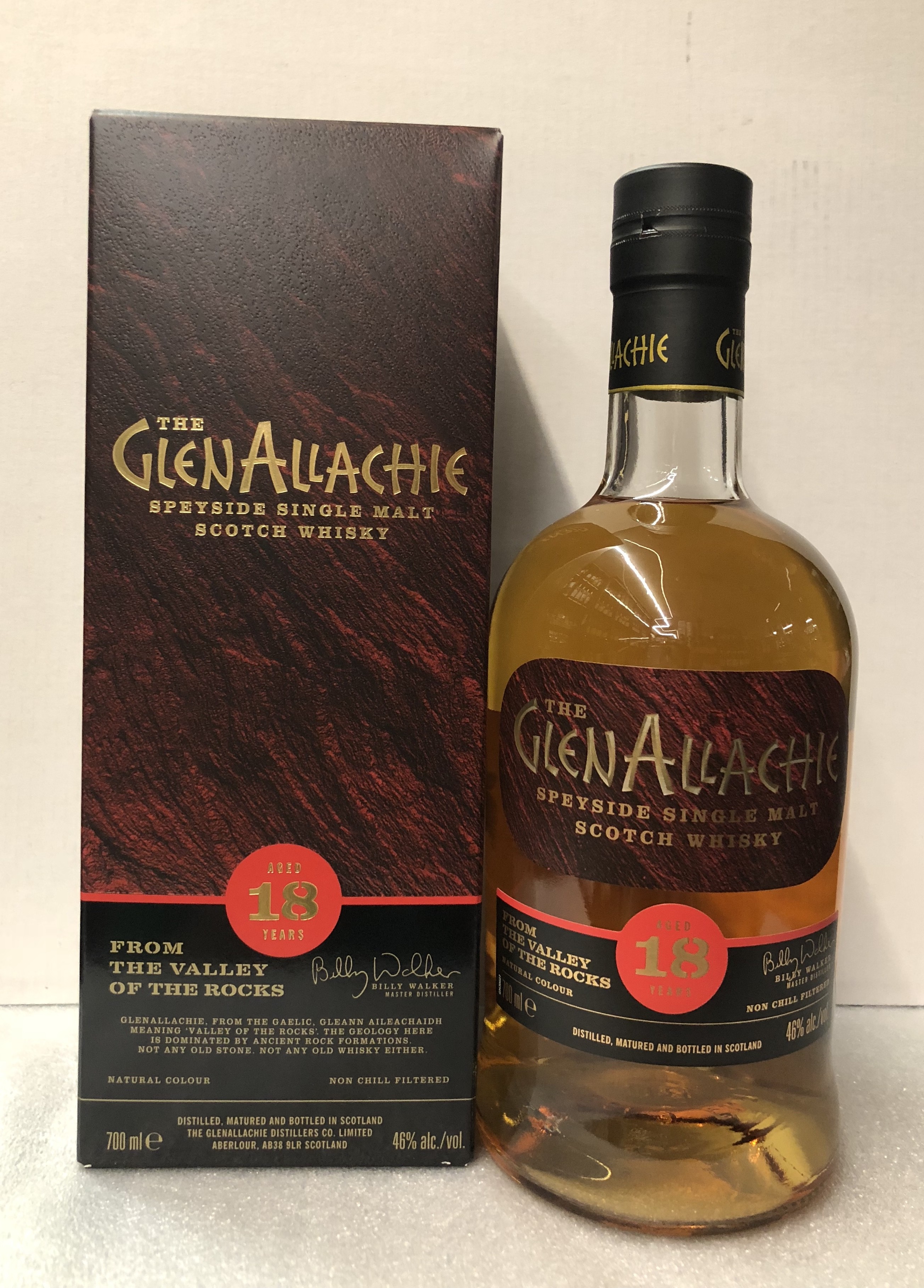 GlenAllachie 艾樂奇18年威士忌 700ml  46%  (缺貨)