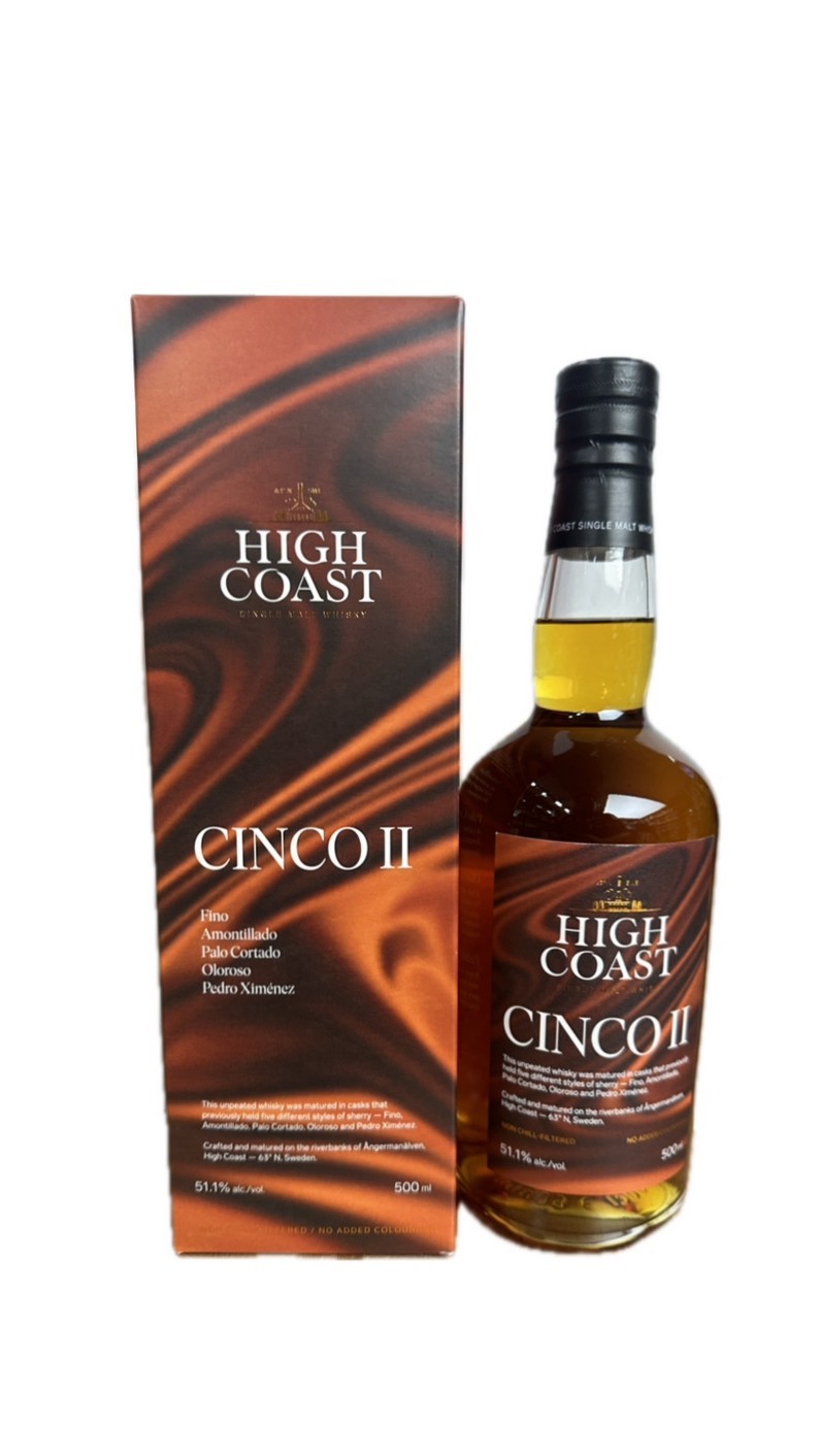 瑞典高岸舞雪莉 CINCO II 500ml 51.1%          