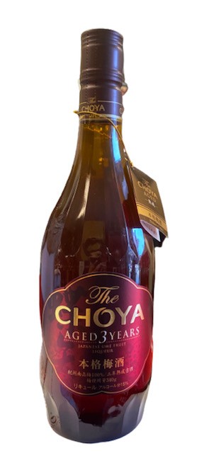 蠂矢*CHOYA 本格三年熟成梅酒 720ml 15%                                     