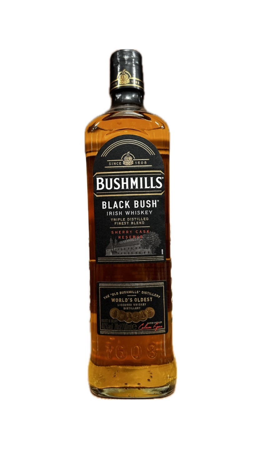 鉑仕麥黑樽(布什米爾)愛爾蘭威士忌 700ml 40%                               