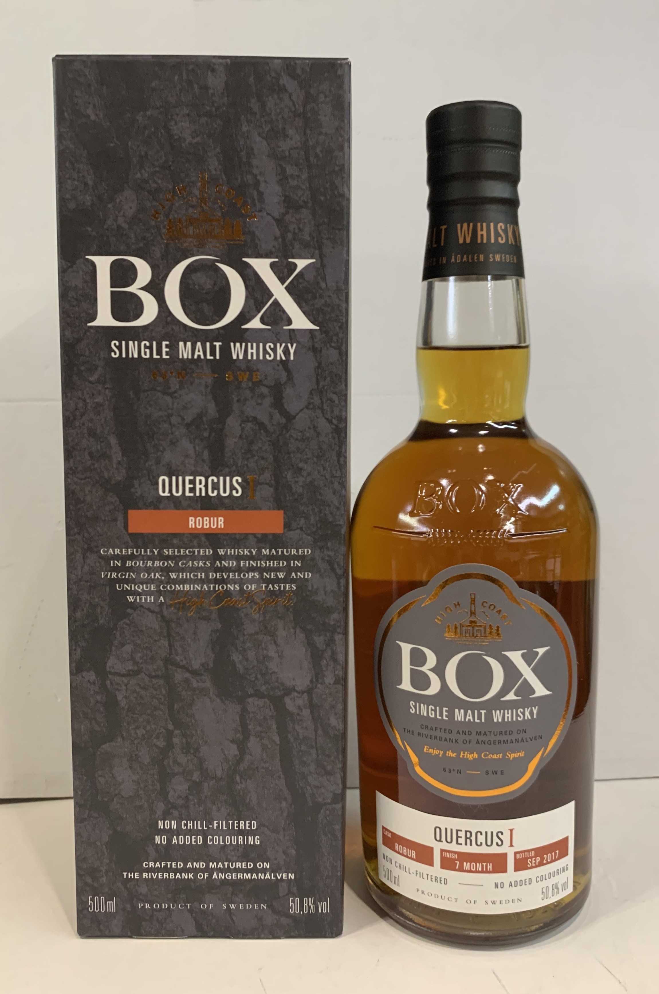 BOX映像系列瑞典歐洲紅橡木桶500ml  50.8%                 