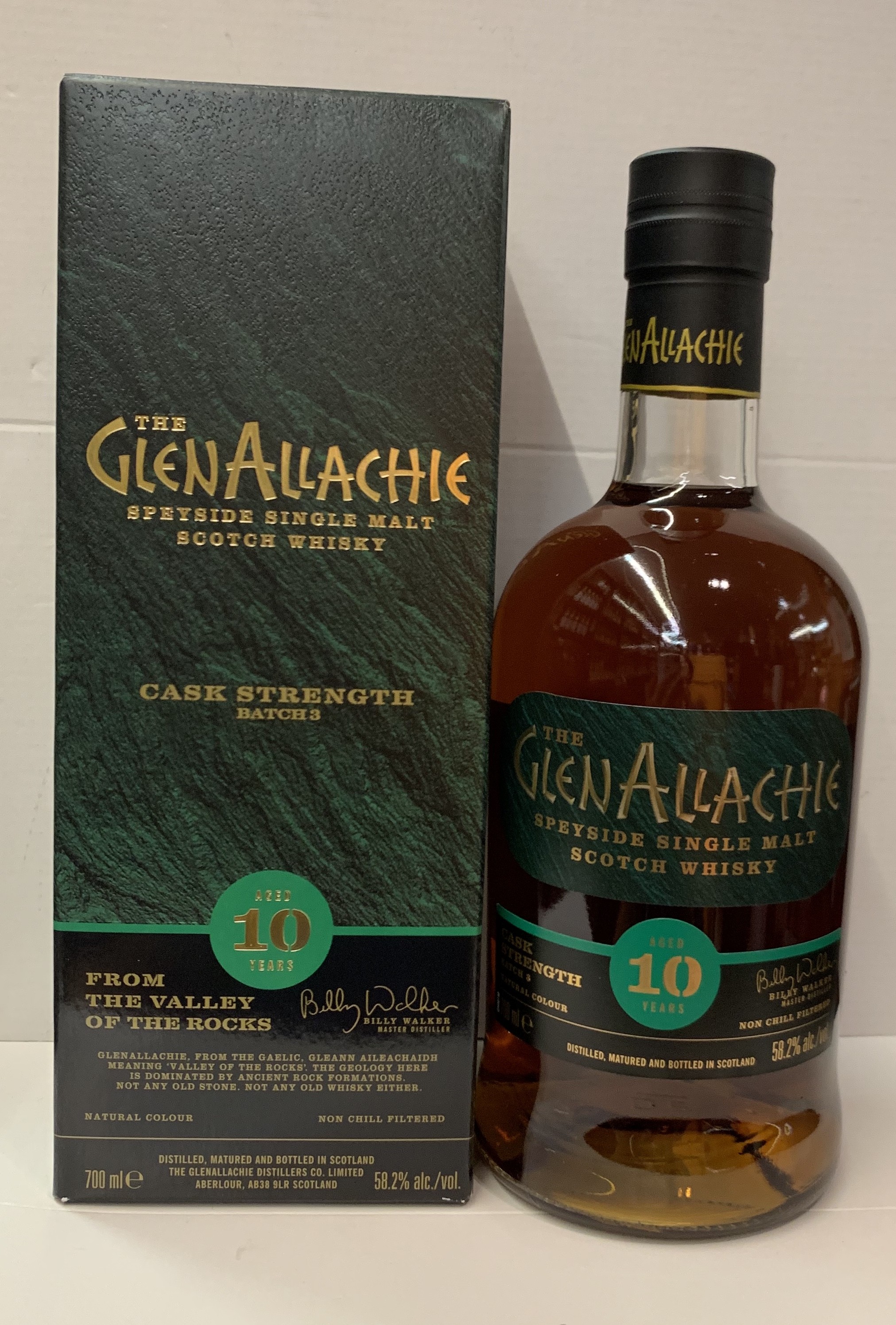 GlenAllachie 艾樂奇10年原酒威士忌 700ml  58.2% Batch.3 (缺貨)