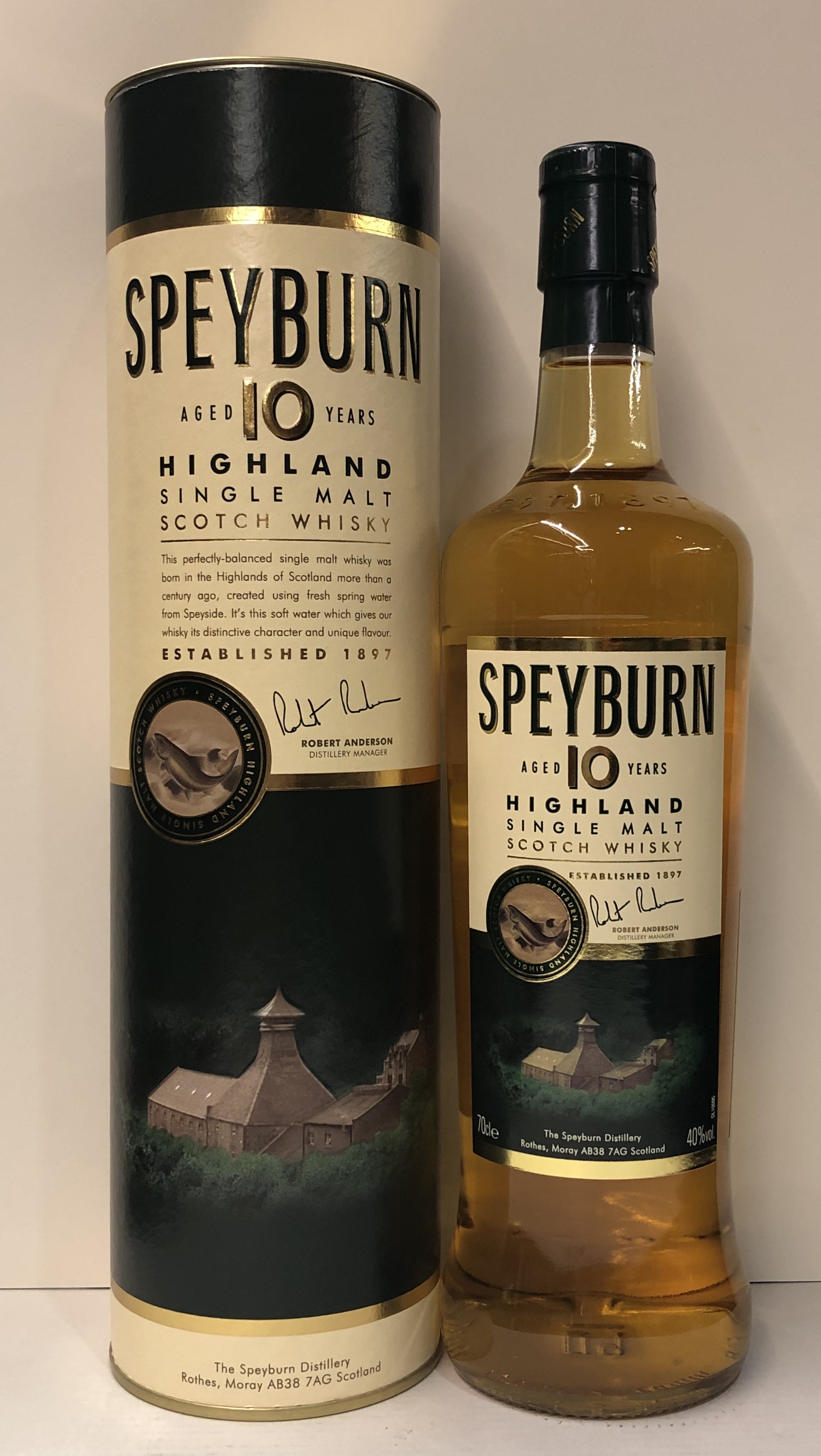 Speyburn 詩貝犇10年單一純麥威士忌700ml  40%                   