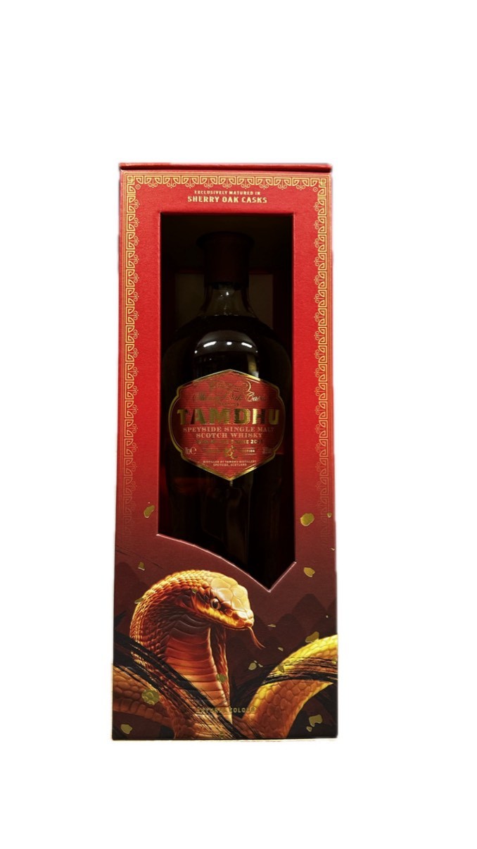 TAMDHU 坦杜2025蛇年雪莉桶原酒限定版威士忌 700ml 58.9%                      